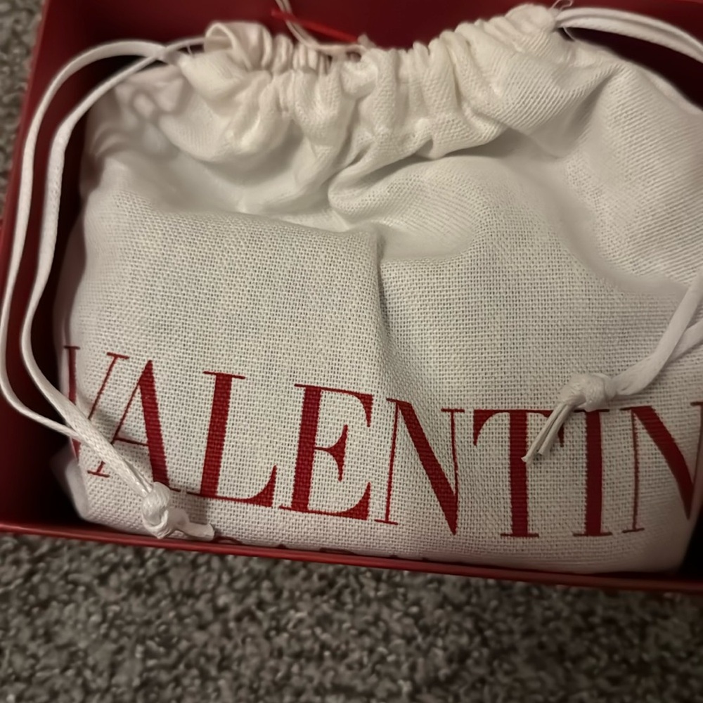 Valentino VLogo Toile Iconographe Canvas & Leather Shoulder Bag